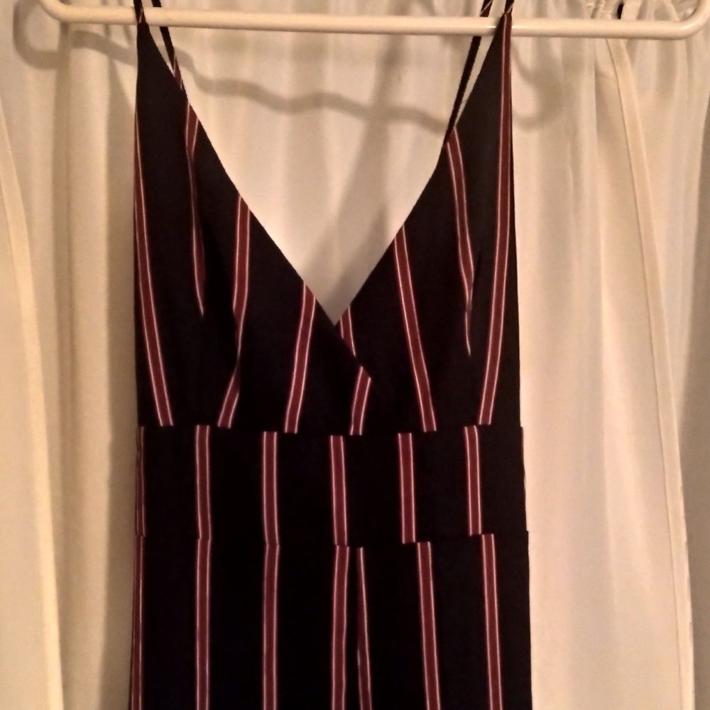 A pant spaghetti strap jumpsuit